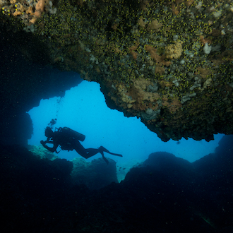 Montenegro cave  diving